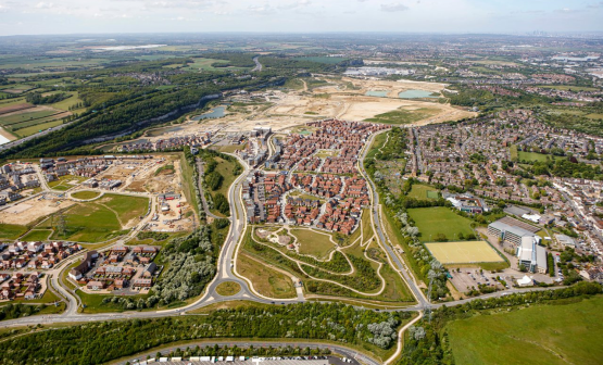 Walking tour of Ebbsfleet Garden City, led by David Prout, the Chairman of the Development Corporation.